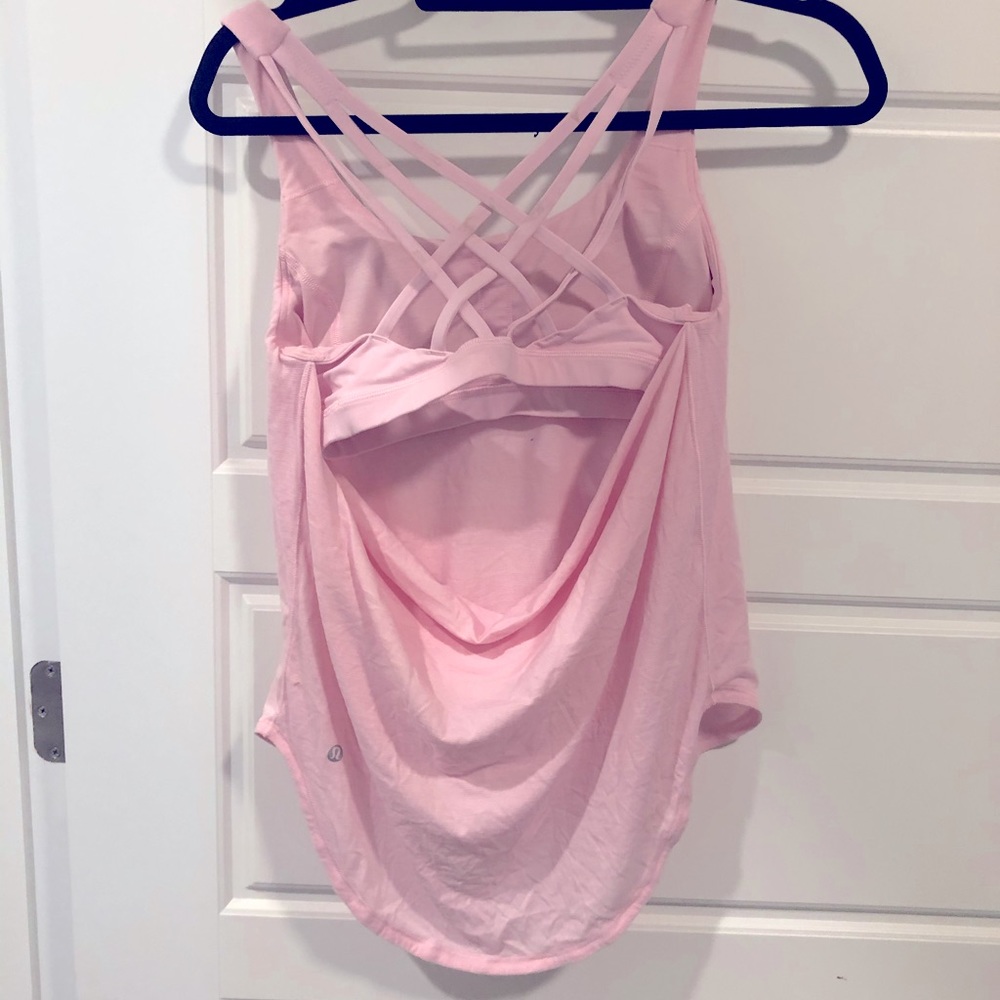 Lululemon 2 in 1 tank with sports bra